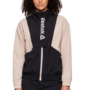 Reebok Women's Focus Track Jacket w/Front Flap Front Pockets Windbreaker Large